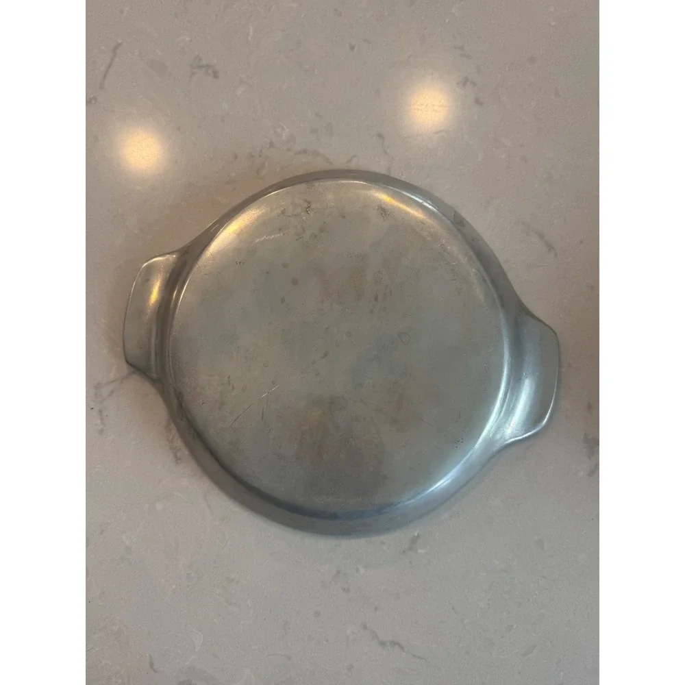 Vintage Nambe 20 X Metal Alloy Casserole Dish with Lid Mid Century Modern Silver